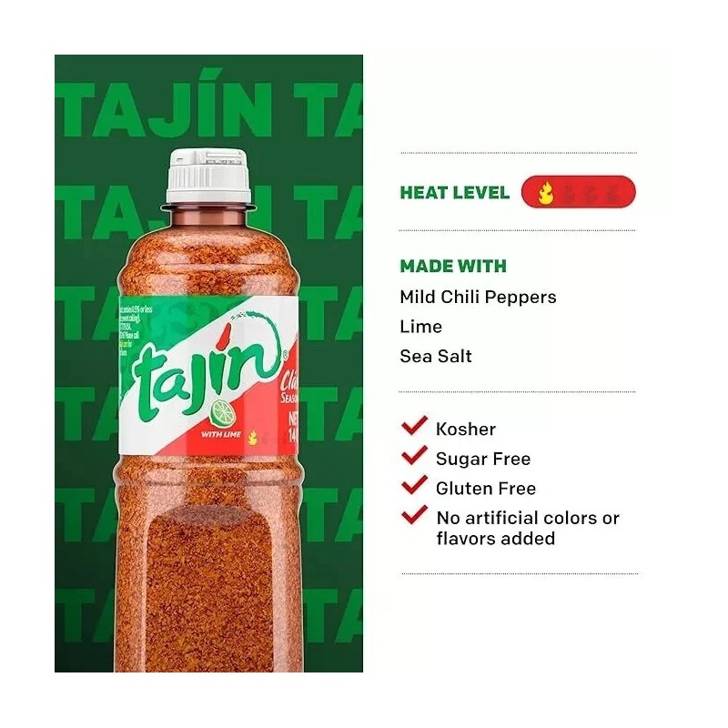 Tajin 2 XXL Bottles of Tajin Seasoning, 14 oz., 2