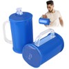 2 Pcs Water Filled Dumbbells, Transparent PVC Weight Water Bottle