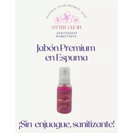 OTTER CLEAN Jabón En Espuma Premium Sanitizante Humectante, Sin Enjuague