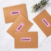 1" x 2-5/8" Colored Address Labels, 600 Bright Pink Label