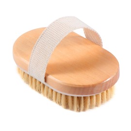 Blendura Dry Brush, Body Brush, Dry Brush, Natural Bristles, Dry Brush, Bath Brush for Removing Dead Skin, Exfoliating Brush, Wood colour, beige, Body brush