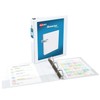 Showcase Economy View Binders with Slant Rings, 3 Rings, 1.5"