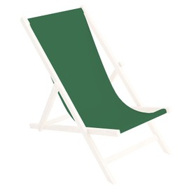 Replacement Fabric Cover 131 x 44 cm Interchangeable Deck Chair Fabric Cover 100% Polyester for Wooden Deck Chair Folding Deck Chair Colour Green [119]