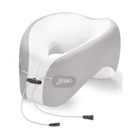 2025 Upgraded Travel Pillow Airplane - Neck Pillow Travel for Comfortable Sleep, Travel Pillow Perfect for Airplanes, Cars, Home Office, Gaming（Light White）