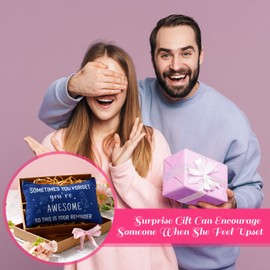 20 Cosmetiqueras Bolsas de Cosméticos de Mujer Bolsas de Maquillaje Espaciosas con Cremallera Bolsa de Tocador Regalos de Organizador de Accesorios de Embalaje de Viaje, 7 x 4.3 Pulgadas (Inspirador)