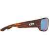 Guideline Eyegear Men's Wake Fishing, Boating, Water Sports Polarized Rectangular