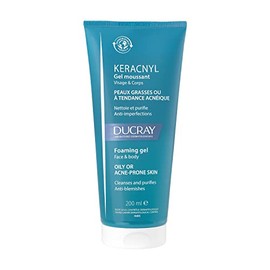 Ducray Keracnyl, Gel Espumoso Limpiador Facial, 200ml