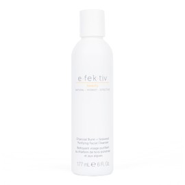 e.fek.tiv beauty Charcoal Burst Plus Seaweed Purifying Facial Cleanser - Gently Cleanses Pores - Clarifying Formula Helps Prevent Blemishes - Rare, Specially Sourced Ingredients - Clean Beauty - 6 oz