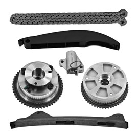 Timing Chain Kit & VVT Gear Sprocket, Fits for 2017-2024 Hyundai Kia Selected Models, Replaces OEM 24350-2E700, 24370-2E020, 24321-2E010, 24410-2E000, 24420-2E000, 24430-2E000, 41041