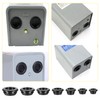 Pack of 200 Rubber Grommets Cable Grommets Rubber Plugs Cable