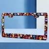 Beautiful Gemstone Pattern License Plate Frame Bling License Plate Holders