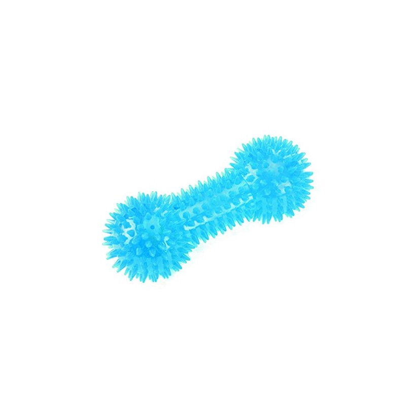Gor Pets Flex Squeaky Dumbbell Dog Chew Toy Durable 15.5