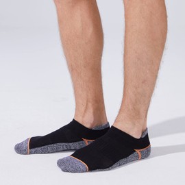 Kodal Copper Ankle Socks, Athletic Low Cut Running Socks for Men Women, Moisture Wicking, Odor Control, Breathable for Sweaty Feet (5 Pairs)