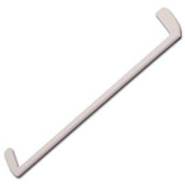 Indesit Fridge Freezer Glass Shelf Front Plastic Trim (White)