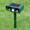 Outdoor Waterproof Solar Power Animal Repeller Ultrasonic Infrared Mouse Bird