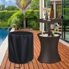 TheElves Patio Cooler Bar Table Cover Design for Keter 7.5-Gal