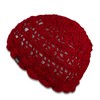 Hand Knit Crochet Beanies for Women Breathable Soft Bamboo Cotton