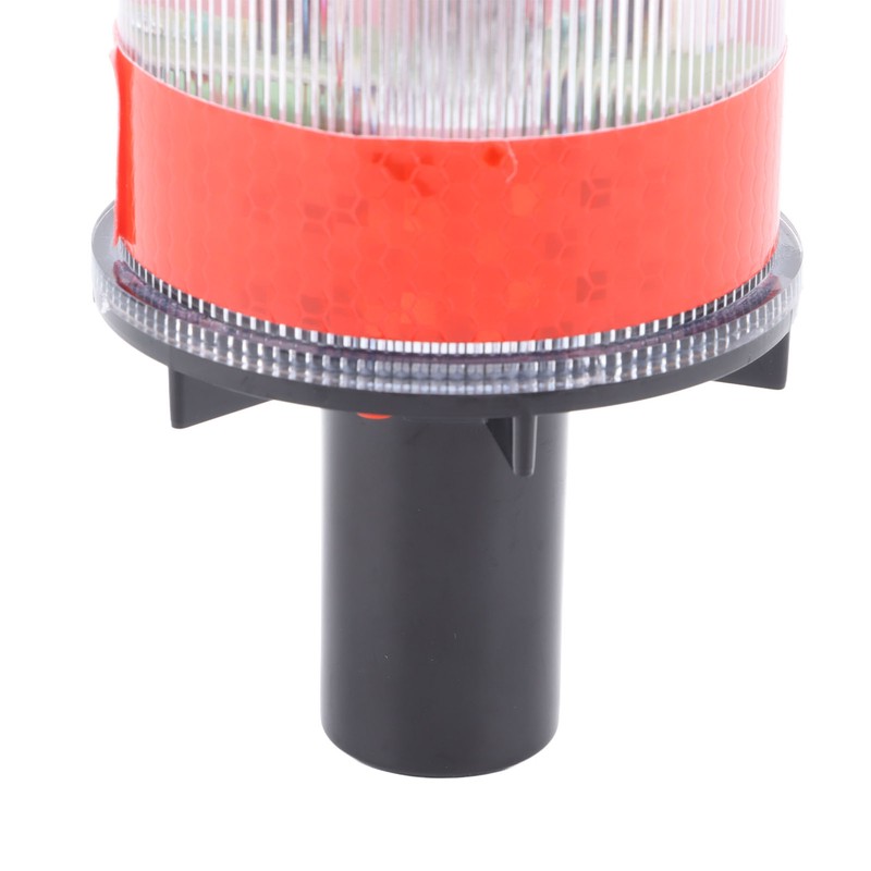 Solar Traffic Warning Light LED Waterproof Easy Move Traffic Flasher