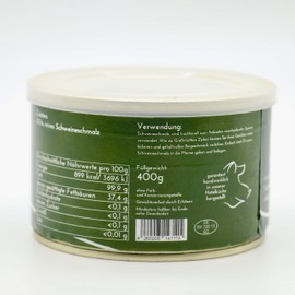 Diem - 2 x 400 g lard for roasting - finest quality - pure white - greet lard base 2 x 400 g