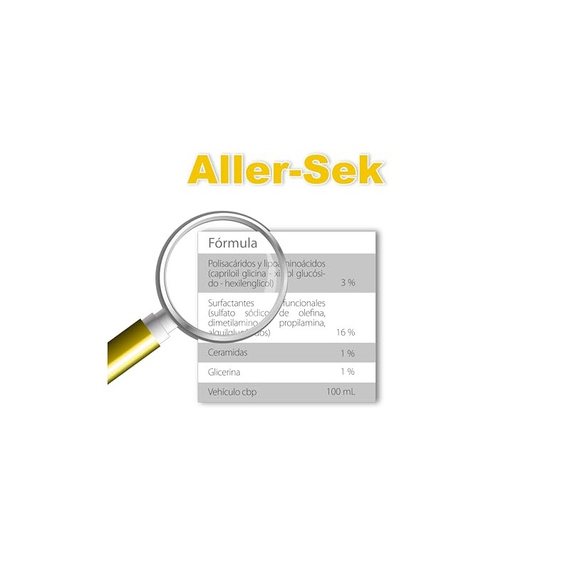 HOLLAND Aller-sek 250 ml, Shampoo Hipoalergénico para Perros y Gatos
