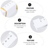 100Pcs 40"/ 100CM Paper Measuring Tape, Disposable Wound Measuring Rulers,