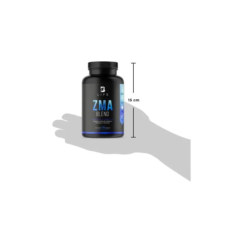 Zma Plus 150 Cáps De Zinc, Magnesio Y B6 Con
