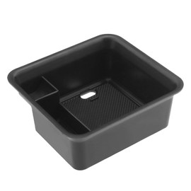 OTOTEC Auto Mittelkonsole Armlehne Aufbewahrungsbox Kompatibel mit T-Cross SUV 2018-2022 Armlehne Mittelkonsole Handschuhfach Container Organizer Tablett Schwarz