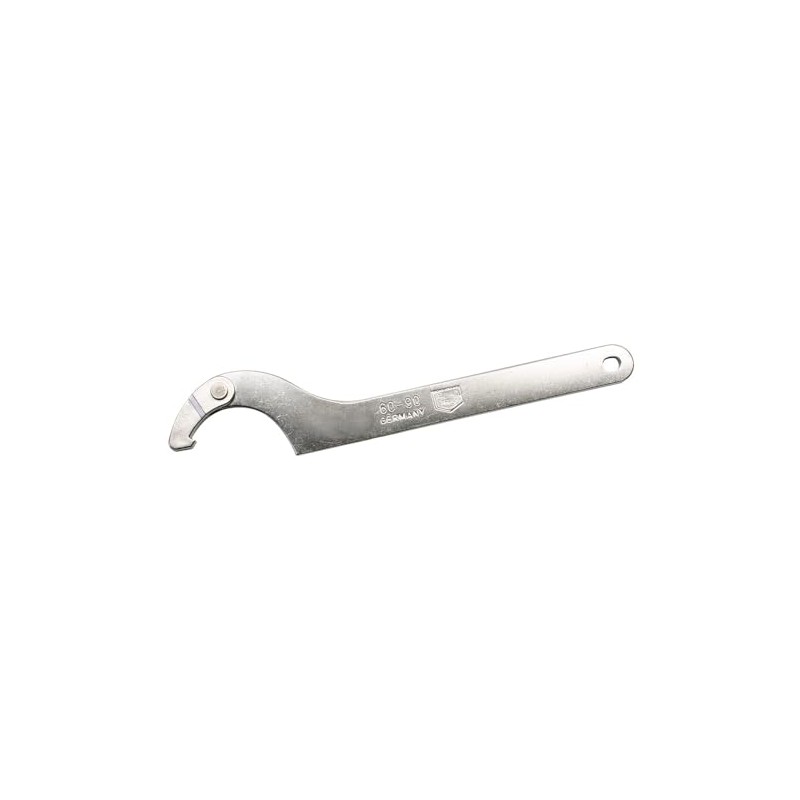 AMF Stainless Steel Joint Hook Wrench with Nose 90-155 mm