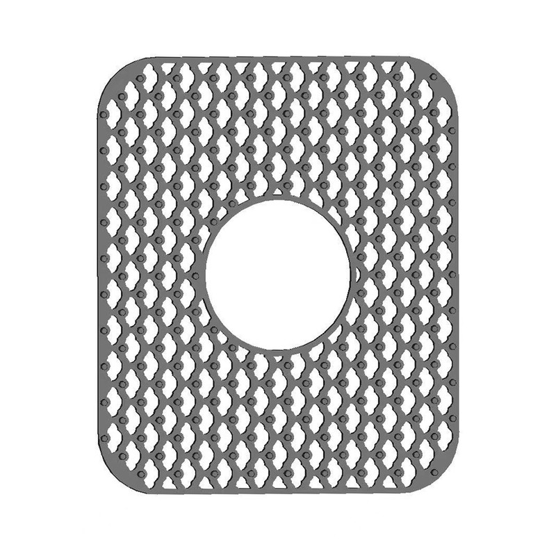 Silicone Sink Protector Folding Non Slip Sink Mat Rear Drain