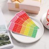 140 Pcs Day of The Week Stickers Monday to Sunday