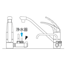 KVK K191N Branch Faucet with Spout