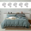 Bieiyhe Pack of 20 duvet holders, grey, duvet clips non-slip,