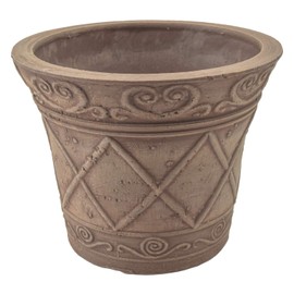 PSW Pot Collection 4” Planter Pot for Indoor and Outdoor Plants and Gardens, 4-inch, Taupe