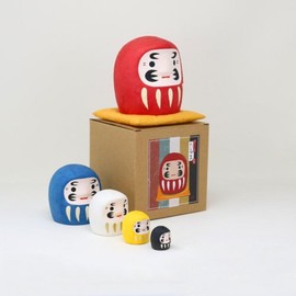 Hariko HRKS-647120 Shika Daruma in Five Colors