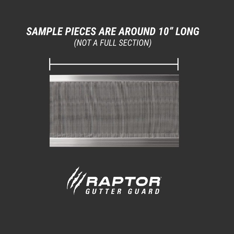 RAPTOR GUTTER GUARD – Contractor Grade Stainless Steel Micro-Mesh Gutter
