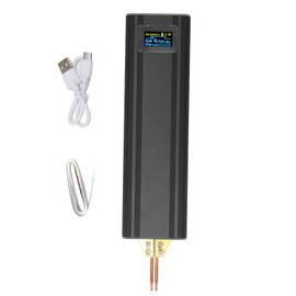 Portable Spot Welder Machine 80 Levels Adjustable Multiple Protection Digital Handheld Spot Welder for 0.1 to 0.2mm Nickel Sheet