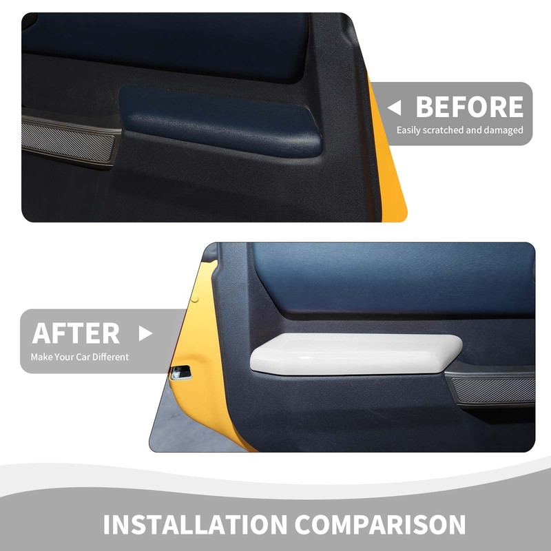 RAZPOY for Bronco Door Inner Handle Panel Cover Compatible with