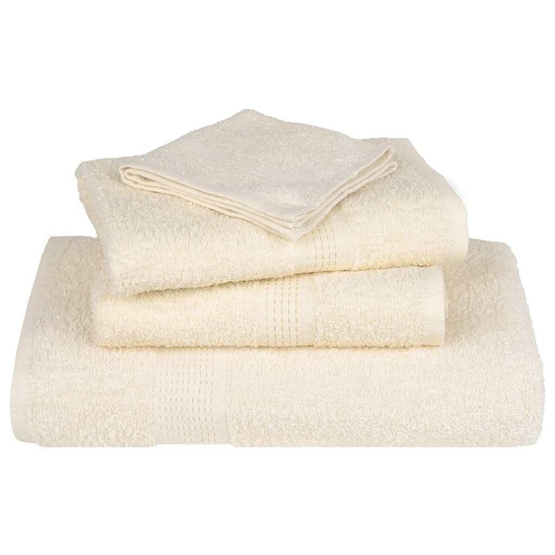 vidaXL Hand Towels Cream 50 x 100 cm 360 g/m²