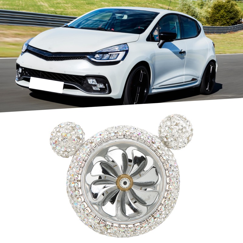 Car Air Vent Fragrance Decoration Sparkly Rhinestones Cute Shape Interior