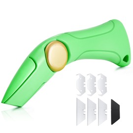 WILLBOND 1 Pcs Roofing Knife with Hook Blade Carpet Knife Utility for Roof Vinyl Carpet Shingle