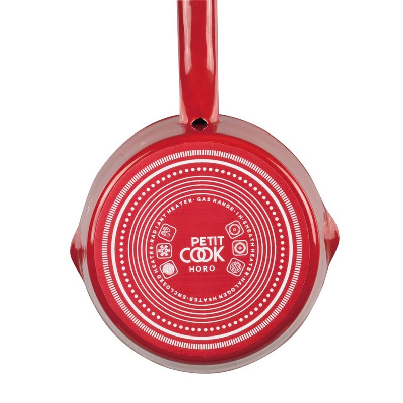 Pearl Metal Petite Cook Enamel Milk Pan, 5.9 inches (15