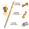 Uolor Mini Twist Drill Bit Set, 10Pcs Micro Engraving Drill