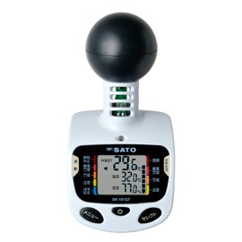 Sato Keisoki Seisakusho SK-181GT Black Ball Type Portable Heatstroke Meter 4.8 inches (122 mm)