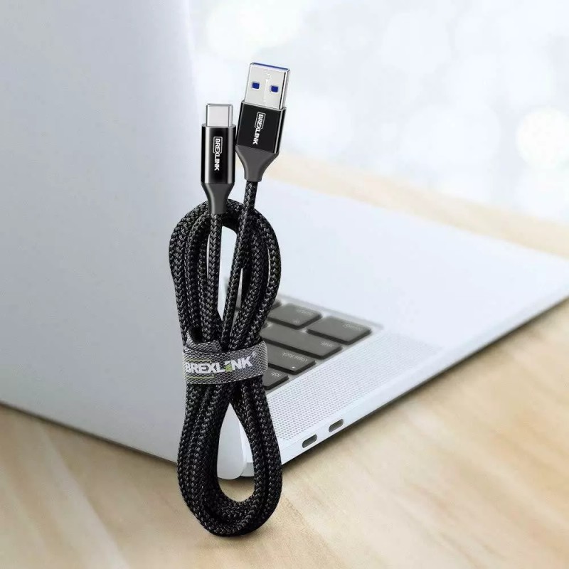 Brexlink USB C To USB A Charge/Sync Cable - Black