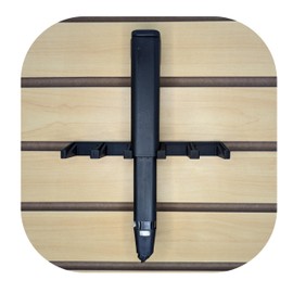 Hammy3DPrints Mount for Vector 45 Mags - Slatwall | Magazine Holder Storage Rack (Dakota with Metal Track Insert)