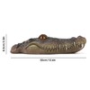 Rehomy Pond Floating Alligator Head Decoy Pool Accessories Detailed Artificial