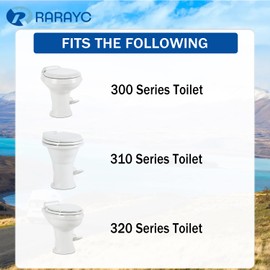 RARAYC RV Toilet Seal Mounting Hardware Kit Replacement for Dometic 300 310 320 Rv Toilet Replacement Seal for RVs, Boats, Camper Trailers