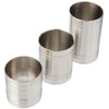 Beamount THIM3 Thimble Bar Measures Bundle Set, Stainless Steel, Silver,