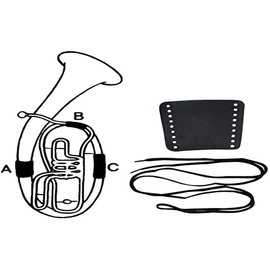 Gewa"Flugelhorn" Valve Guard Leather String Fastener