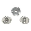 T-NUT Stainless Steel 10-24x3/16 (3 Prong) Tee Nuts (10-24 Thread
